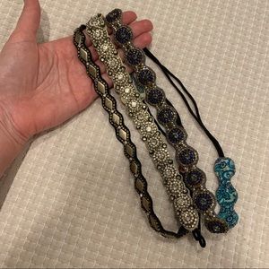 Anthropologie beaded headbands